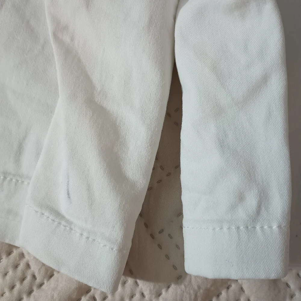 Calvin‎ Klein White Bermuda Shorts Classic Cotton 10